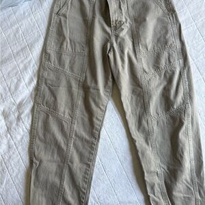 Gap High Rise Barrel Jean Size 32